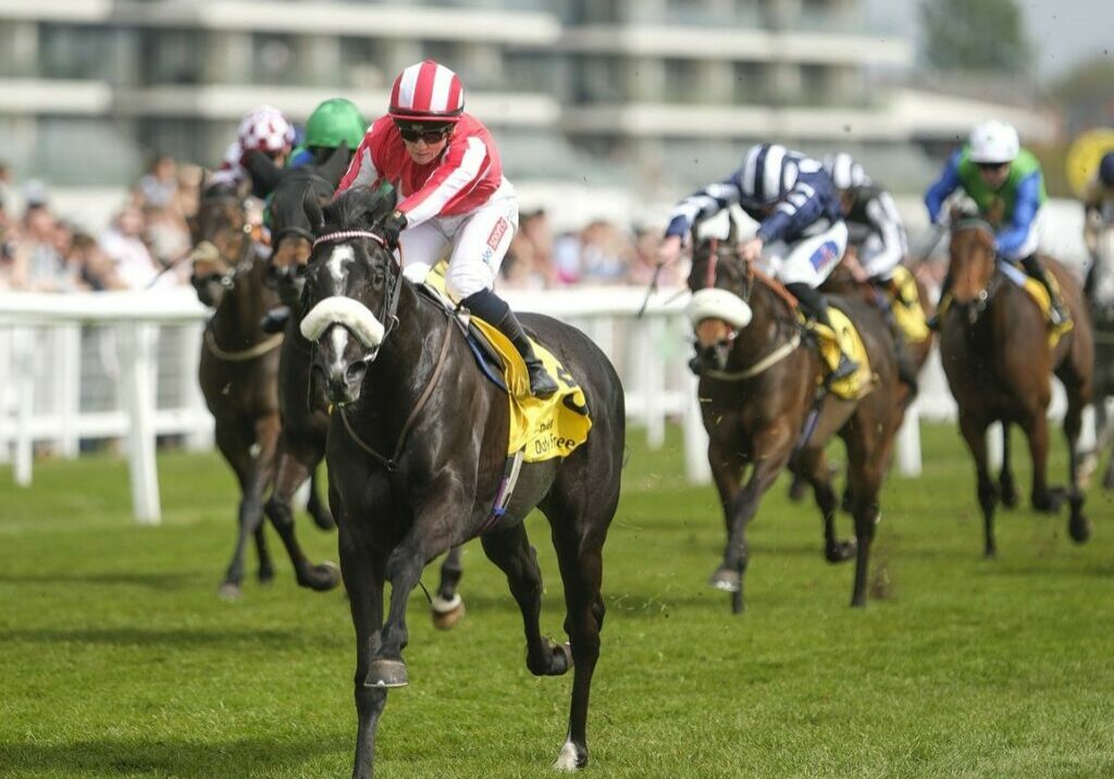 Duty First Fred Darling Large Duty First winning the Fred Darling Stakes at Newbury under Hollie Doyle