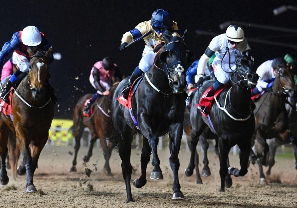 Spartan Arrow winning the Group 3 Bar One Racing Mercury Stakes under Hollie Doyle